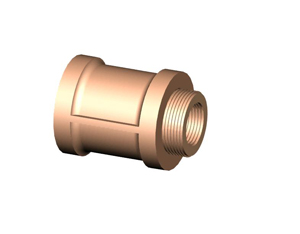 1/2" Coupling W/Face Bushing